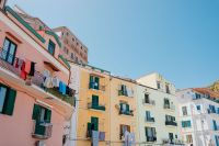 Kaboompics - Pastel Apartment Buildings With Balconies In Sorrento