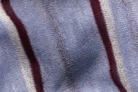 Kaboompics - Pale Blue Knit with Burgundy Stripes – Diagonal Fabric Close-Up