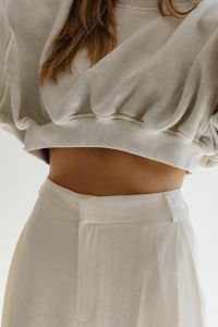 Kaboompics - Simplistic Sophistication - A Fashion Photoshoot with a Stunning Model in Neutral Minimalist Outfits