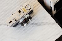 Kaboompics - Old camera on marble