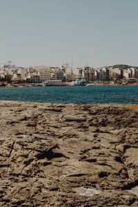 Kaboompics - Rocky Seashore in Bugibba Malta