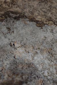 Kaboompics - Pale Gray Stone Ledge with a Dark Weathered Rock Border
