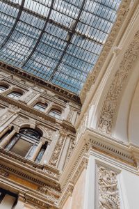 Kaboompics - Galleria Umberto I Interior With Ornate Cornice Beneath the Glass Roof
