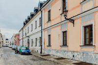 Kaboompics - Historic Street with Pastel Townhouses