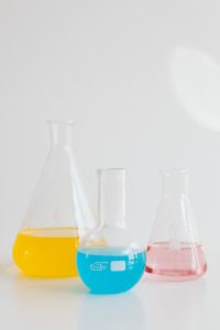 Kaboompics - Abstract Laboratory Glassware Composition With Copy Space