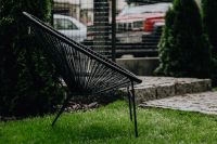 Kaboompics - Classic black Acapulco chair, Mexican design of the 50s