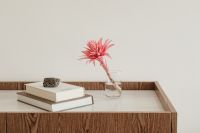 Kaboompics - Neutral Books and Marble Top Close-Up