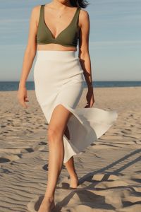Beach Lifestyle and Summer Fashion Portraits at Sunset