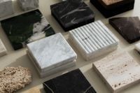 Kaboompics - Marble, Ribbed Stone and Travertine Swatches with Color Palette
