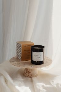 Kaboompics - Minimal Product Still Life With Black Scented Candles