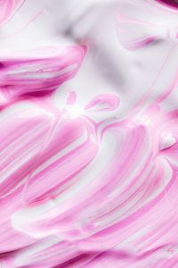 Kaboompics - Pale Pink Paint Marbling with Soft White Highlights for Minimal Backgrounds