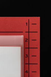Kaboompics - Close Up of Red Paper File Divider with Numbered Lines