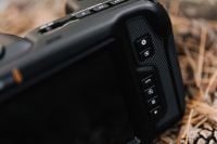 Kaboompics - Close-Up of Black Cinema Camera Body and Rear Display Outdoors