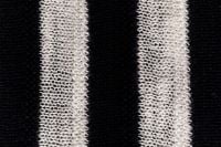 Kaboompics - Sheer Striped Knit Fabric – Black and White Macro Detail