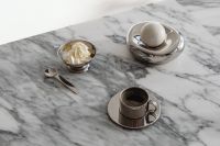 Kaboompics - Coffee and Whipped Cream Dessert Still Life on Arabescato Marble