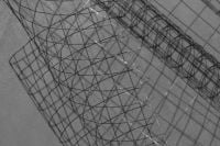 Kaboompics - Geometric Wire Frame Shadow Background