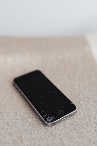 Kaboompics - Broken Mobile on Fabric