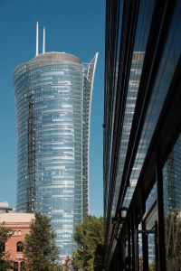Kaboompics - Warsaw Glass Office Tower and Urban Skyline