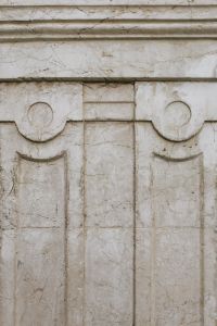 Kaboompics - Carved Stone Door Panel Detail