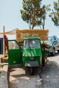 Kaboompics - Woven Market Stall on an Amalfi Coast Street