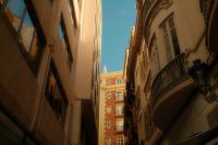 Kaboompics - Narrow Malaga Alley with Balconies