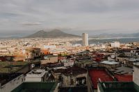 Kaboompics - Dense Naples Cityscape With Mount Vesuvius