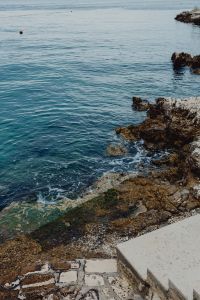 Kaboompics - Rocky coastline on the Adriatic Sea in the small town of Rovinj, Croatia