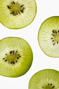 Kaboompics - Kiwi Slices on White Background