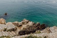 Kaboompics - Rocky coastline on the Adriatic Sea in the small town of Rovinj, Croatia