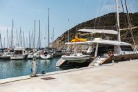 Kaboompics - Motor Yacht in Port Ginesta Marina