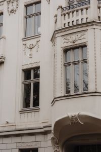 Kaboompics - Ornate Windows on a Historic European Building Facade