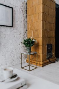 Kaboompics - Living Room With Scandi Interior Design, Un'common Marble Table