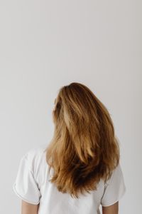 Kaboompics - Back View of a Woman with Long Loose Blonde Hair
