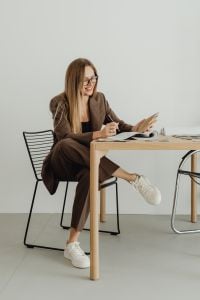 Kaboompics - Creative Professional Reviewing Architectural Plans in Design Studio