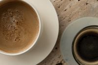 Kaboompics - Close Up From Above of Two Different Coffee Cups