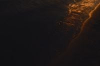 Kaboompics - Dark Beach Background Minimal Golden Wave Edge