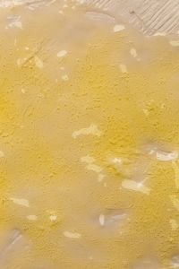 Kaboompics - Yellow Skincare Liquid with Bubbles
