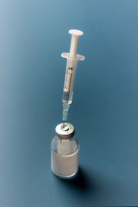 Kaboompics - Upright Cosmetic Injection Syringe