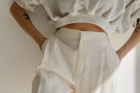 Kaboompics - Simplistic Sophistication - A Fashion Photoshoot with a Stunning Model in Neutral Minimalist Outfits