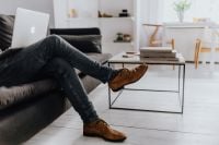 Kaboompics - Man Working in Scandi Apartment