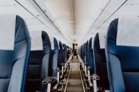 Kaboompics - Empty airplane seats in the cabin