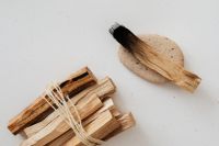 Kaboompics - Palo Santo Stick and Bundled Wood for a Neutral Energy Cleansing Still Life