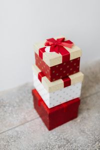 Kaboompics - Soft-Focus Stack of Christmas Presents