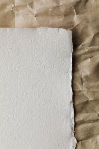 Kaboompics - Handmade Paper Sheet Mockup Minimal Style