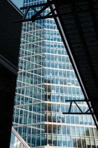 Kaboompics - Warsaw Glass Office Tower Against Blue Sky