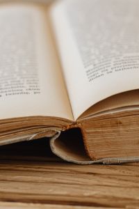 Kaboompics - Soft-Focus Open Book Pages with Warm Paper Edges for Reading Backgrounds