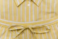 Kaboompics - Yellow Striped Shirt Detail