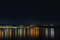 Kaboompics - Starry sky at night over the marina, Izola, Slovenia