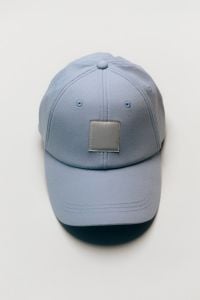 Kaboompics - Blue Baseball Cap on a White Background