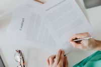 Kaboompics - Medical Paperwork and Pen on White Desk